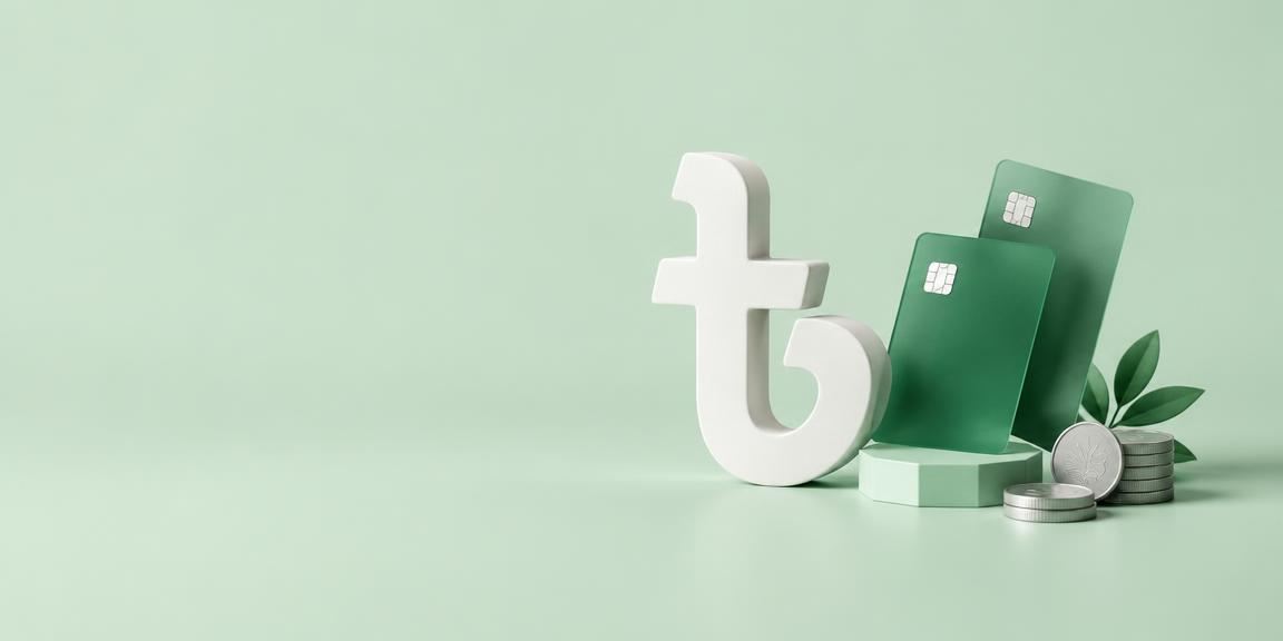 Taka symbol, green payment cards and coins